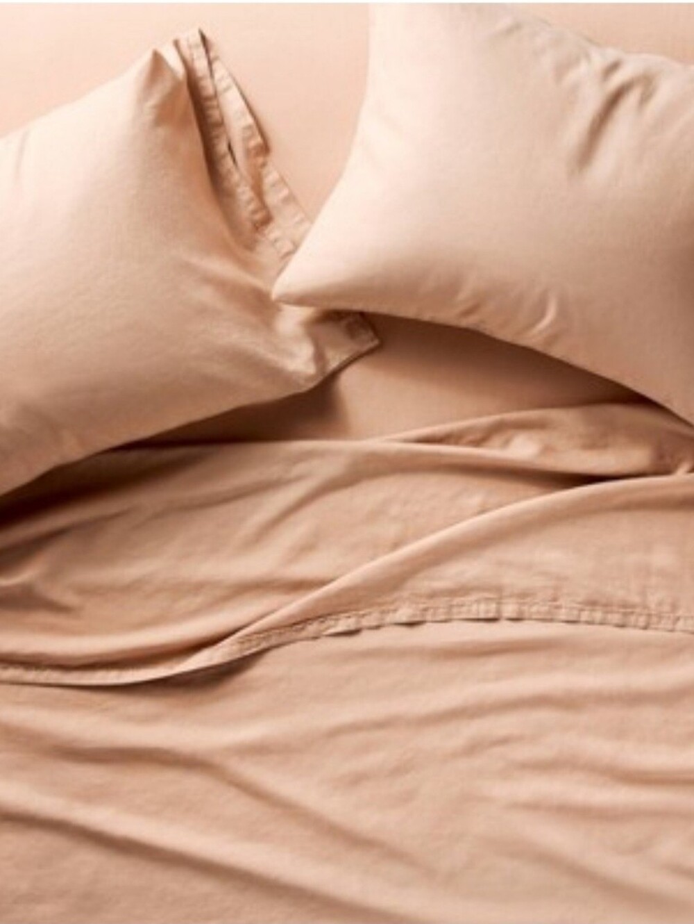 Full 100% Linen Sheet Set Light Adobe Clay - Casaluna